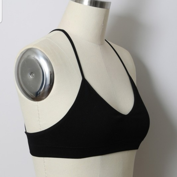 Lace Bralette Bra Sheer Mesh Crescent Moon - Picture 4 of 6